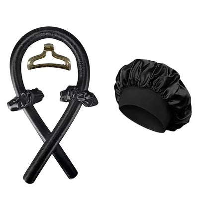 Heatless Curling Rod Night Cap No Heat Ribbon Lazy Hair Curlers Headband Hair Rollers Sleeping Soft Headband Hair Styling Tools